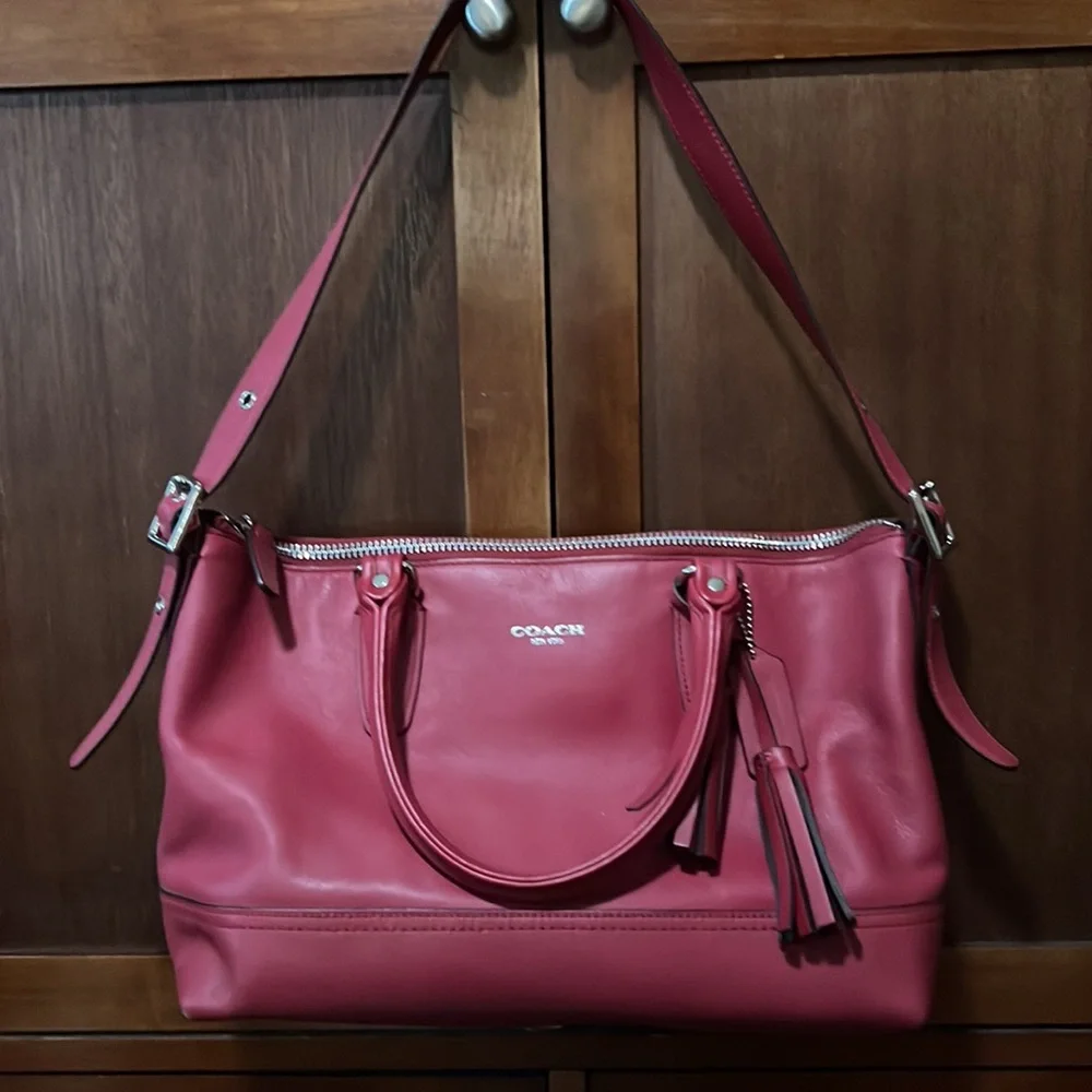 Coach Legacy Molly East/West Leather Tote Shoulder Bag - Picture 11 of 15